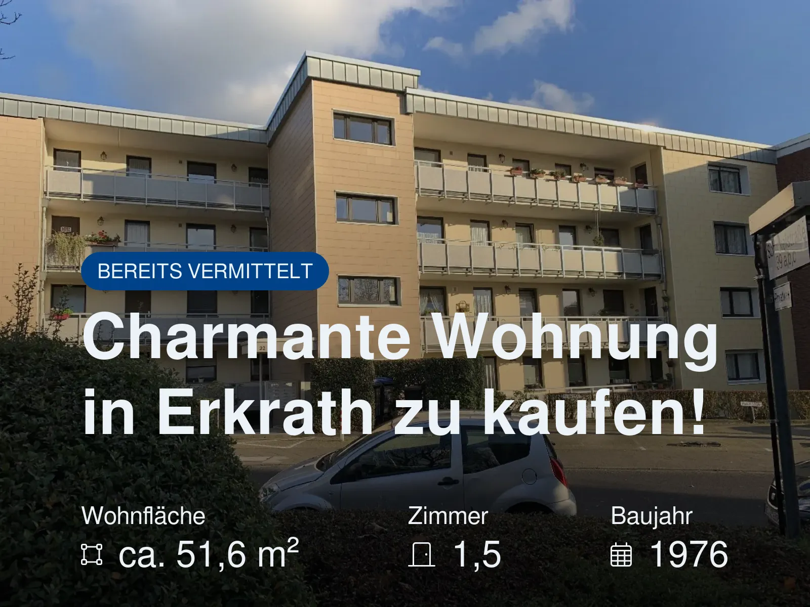 Nicht mehr verfügbar: Charmante Wohnung in Erkrath zu kaufen!