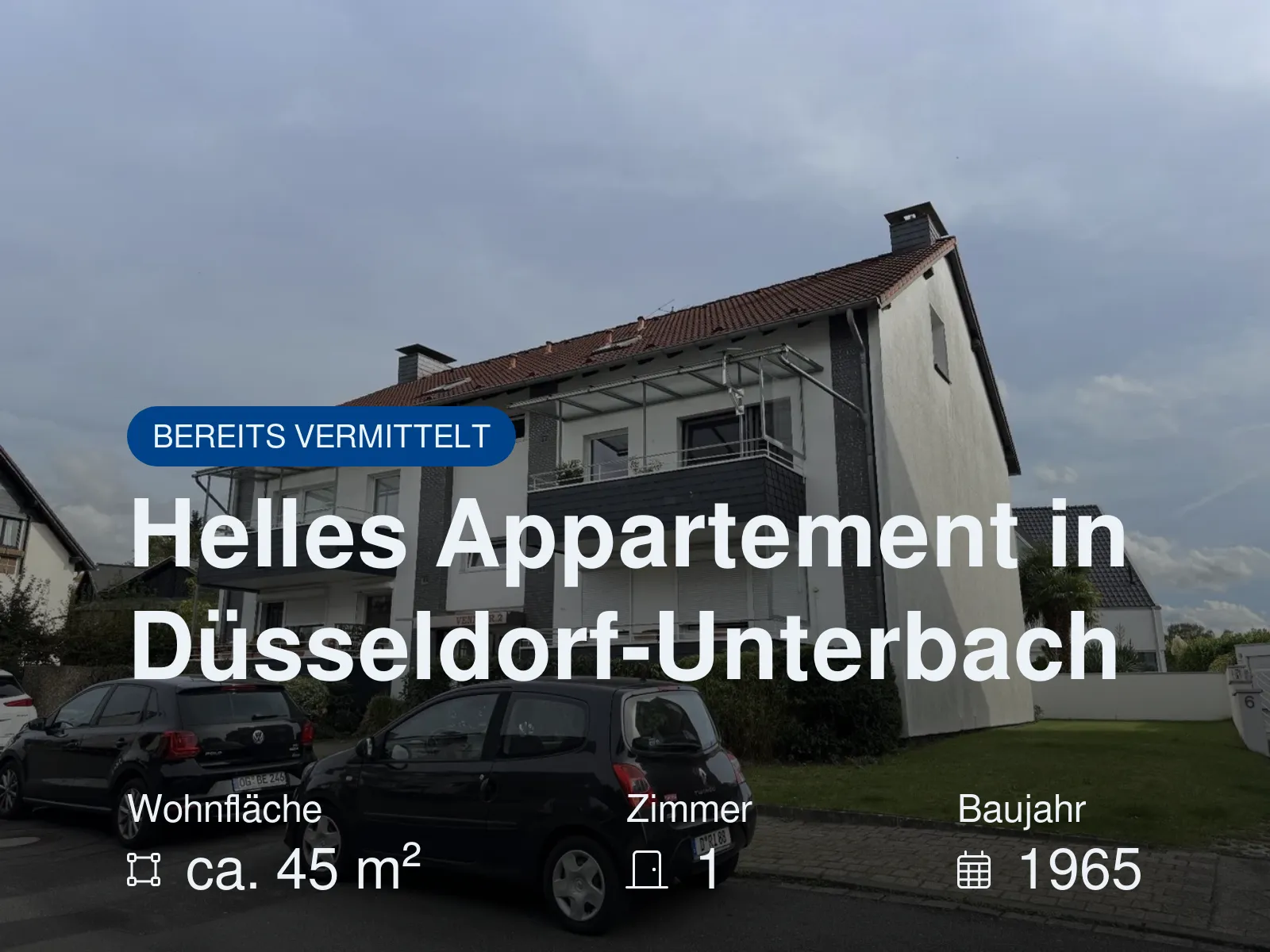 Nicht mehr verfügbar: Helles Appartement in Düsseldorf-Unterbach