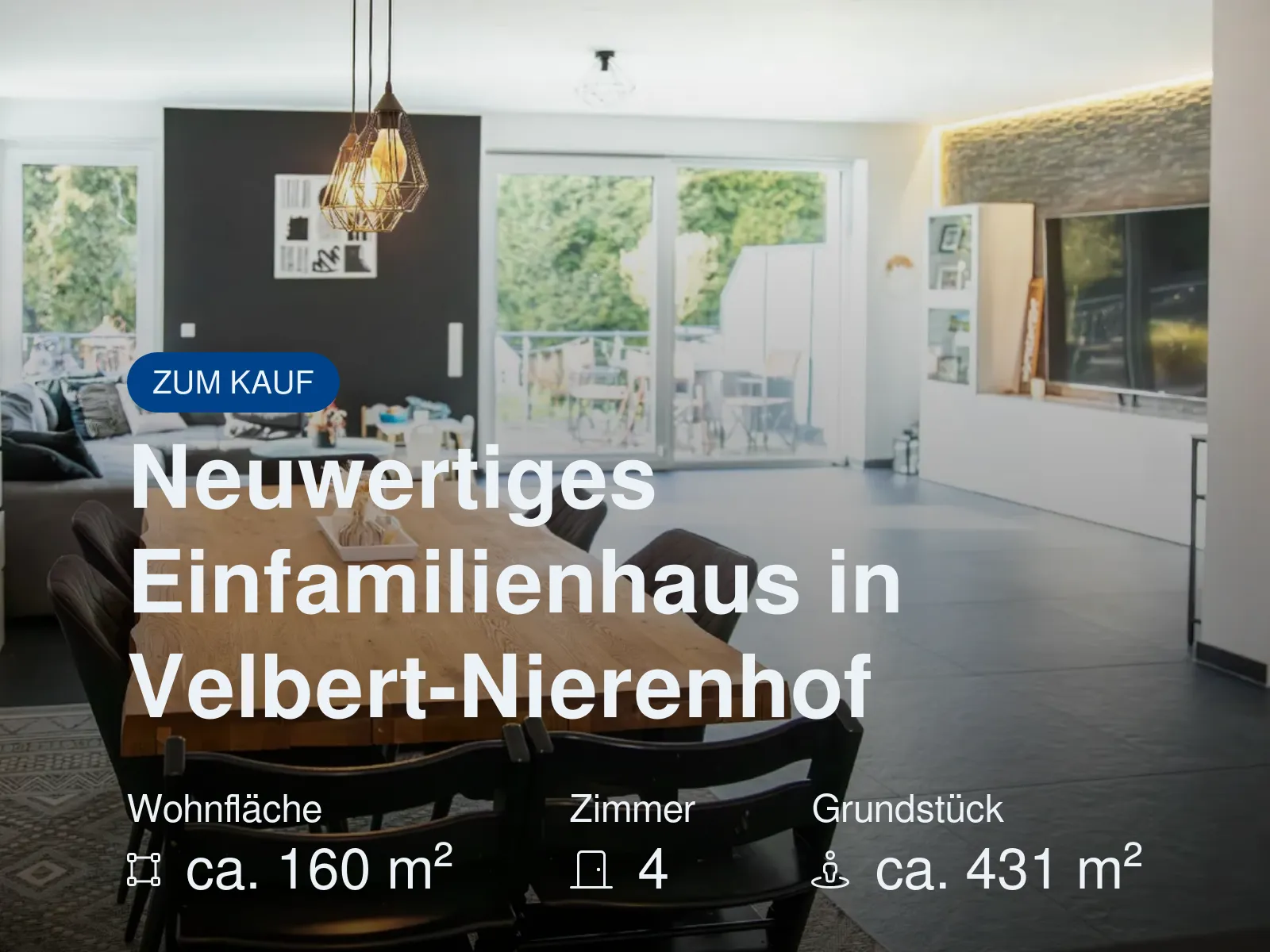 Neu im Angebot: Neuwertiges Einfamilienhaus in Velbert-Nierenhof